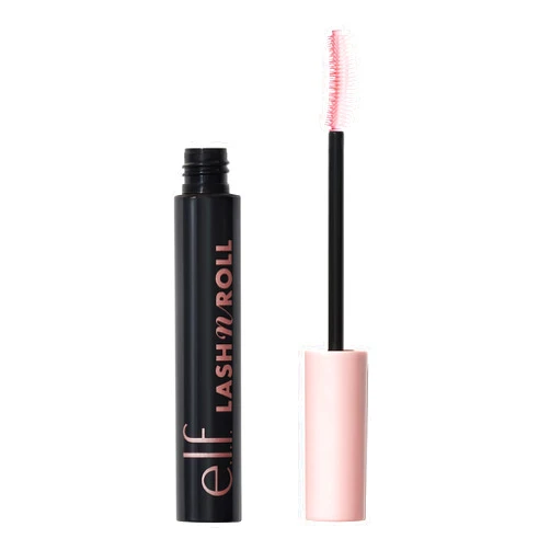 e.l.f. Lash 'N Roll Mascara, Curling Mascara For Visibly Lifted Lashes, Lifts & Separates Lashes. Long-Lasting Formula, Vegan & Cruelty-Free, Pitch Black