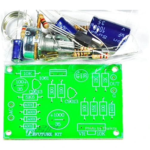Thaikits Regulator Power Supply Module AC-DC 1.5-30V 1A 24VAC INPUT Unassembled Kit