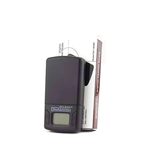 DigiWeigh Digital Pocket Electronic Scale 1000 Grams W/ Batteries DW-1000 BC