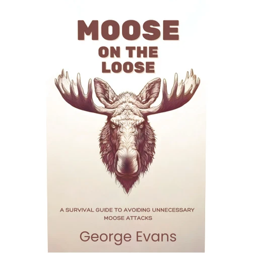 George Evans Moose on the Loose: A survival guide to avoiding unnecessary moose attacks: Your Essential Humor Guide to Outrunning, Outsmarting, and Outweirding the World’s Most Unpredictable Animal