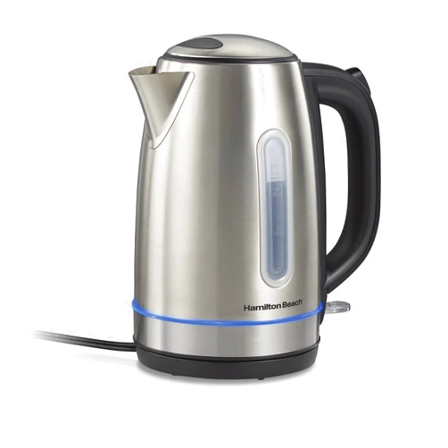 Hamilton Beach 1.7L 1500W Cordless Electric Kettle with Auto Shutoff and Boil-Dry Protection