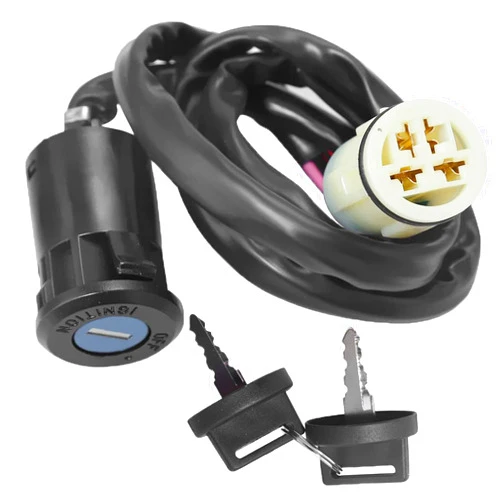 FYSHIQING TRX350 Ignition Key Switch Work for Honda Rancher TRX350 TRX420 Foreman TRX450FM TRX500 2000-2011 4x4 ATV, Replace Part #35100-HN5-670