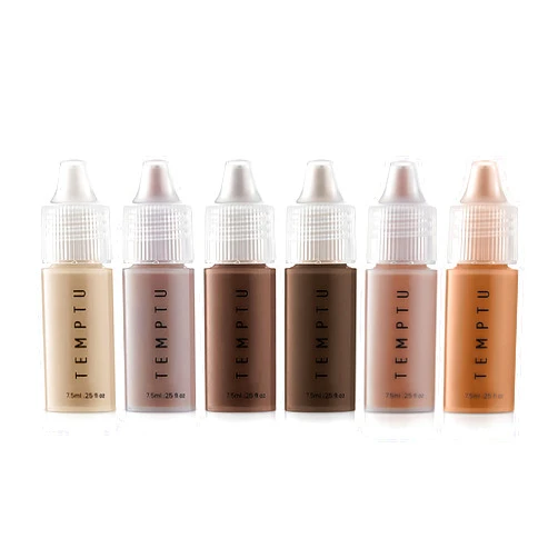 TEMPTU S/B Silicone-Based Contour & Bronze Starter Set For Sculpting, Contouring & Adding Dimension To The Face | Includes 6 Shades , 1 Count (Pack of 1)