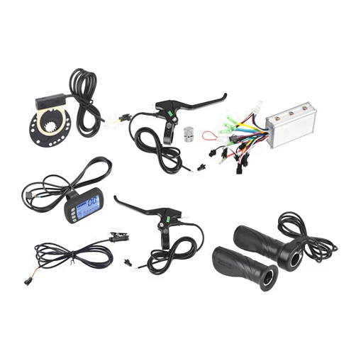 Alomejor Brushless Controller Motor 36V/48V 250W/350W Electric Bike Motor Controlle with LCD Panel Brake Speed Assist Sensor