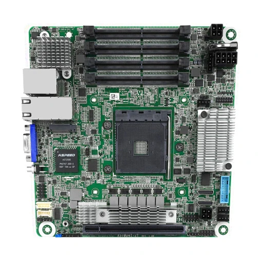 ASRock Rack X570D4I-2T Mini-ITX Server Motherboard AM4 PGA 1331 X570 AMD Ryzen 3rd Generation Series Processors