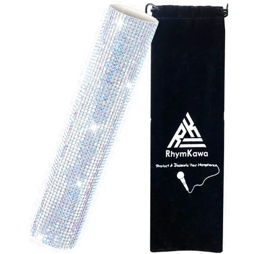 RhymKawa Bling Wireless Microphone Decorate for Universal Handheld and Beta58 SM58 Beta87 PG58, Eyes Catching for Event (Mic NOT Included)