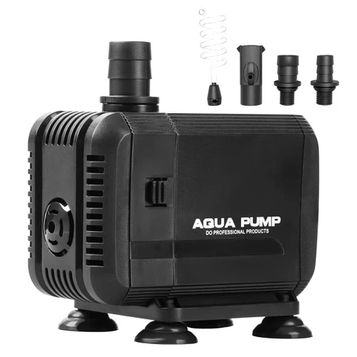 Simple Deluxe 400GPH 15W Water Table Pump (1500L/H) with 3 Nozzles, Perfect for Fish Tank, Pond, Aquarium, Statuary, Hydroponics, Black