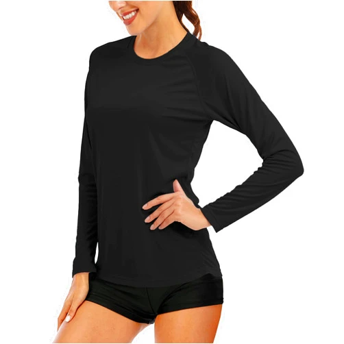 MAGCOMSEN Women's Long Sleeve Shirts UPF 50+ Sun Protection Shirts for Hiking Fishing Workout Rash Guard