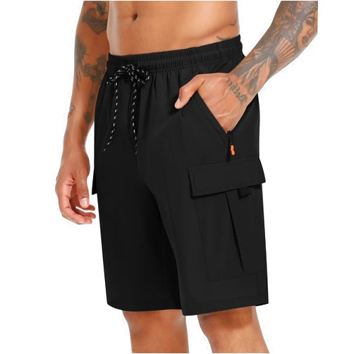 INNERBUT Men's Cargo Shorts Quick Dry Lightweight Stretch Hiking Shorts for Men with 5 Pockets No Lining