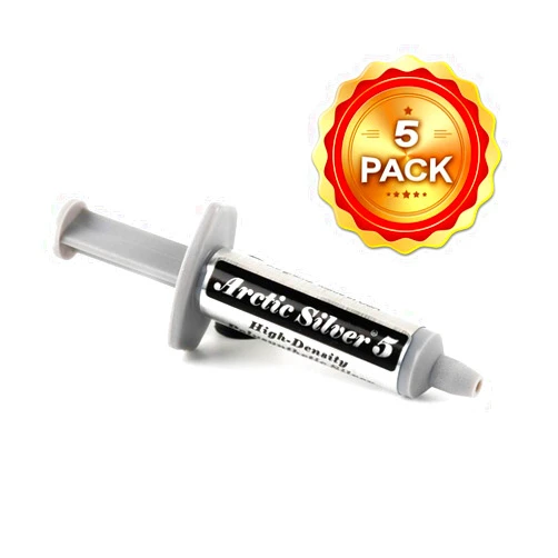 Arctic Silver 5 Thermal Compound 3.5 Gram (Pack of 5) AS5-3.5G X5