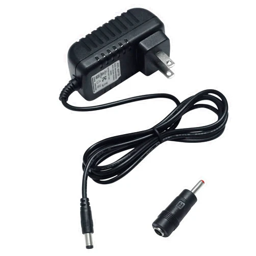 DCHAV 12V 1A Power Supply AC to DC Adapter 100-240V 50-60Hz Power Cord Transformer 5.5mm x 2.5mm 3.5mm x 1.35mm Outlet Wall Plug Replacement 4ft Output 12 Volt 1 Amp for CCTV Camera LED Light Speaker