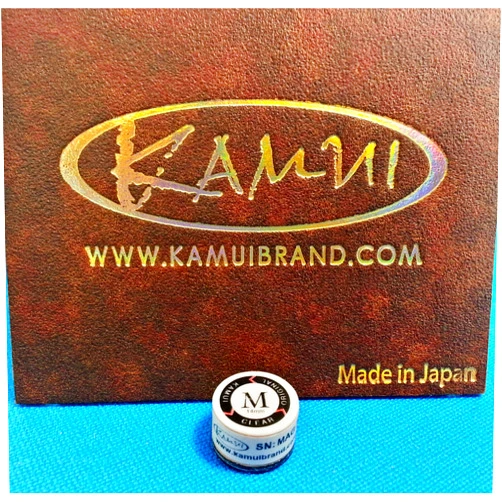 Kamui Clear Brown CUE TIP 14mm Medium