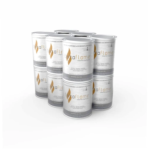 SunJel Fume-free Firespace Gel Fuel Canister, Pure Gel, 12 pack