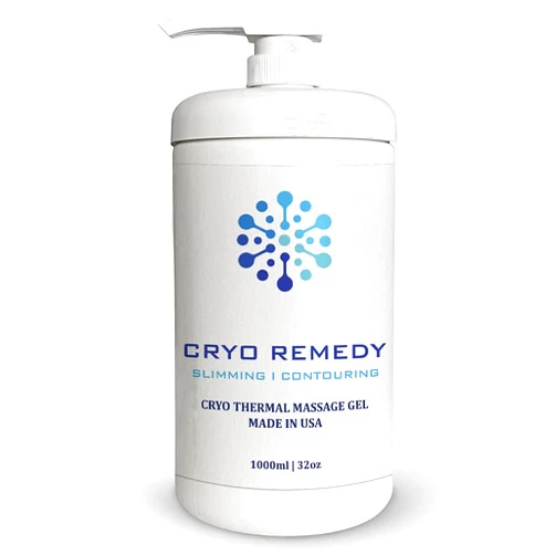 Cryo Remedy Cryo Preparation Gel Conductive Gel for use with RF Facial Firming, Reducing Cellulite, Toning and Slimming Machines - 32 Oz 1000 ml