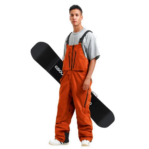 GSOU SNOW Mens Ski Bibs Women Snowboard Pants Bib Snow Insulated Overalls Waterproof Windproof Winter Warm Sport