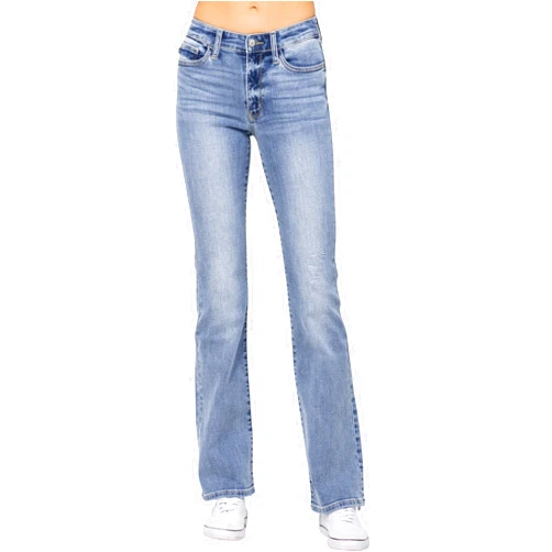 Judy Blue Women's Mid Rise Bootcut Jeans 82337