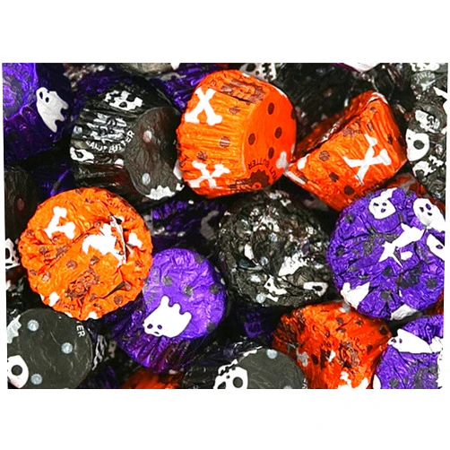 Sweetsome Halloween Reese’s Peanut Butter Cups Miniatures - Individually Wrapped Halloween Candy Bulk Pack (2 Pound)
