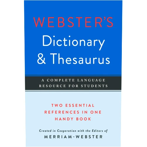 By Editors of Merriam-Webster (Author), Merriam-Webster (Editor) Webster's Dictionary & Thesaurus, Newest Edition
