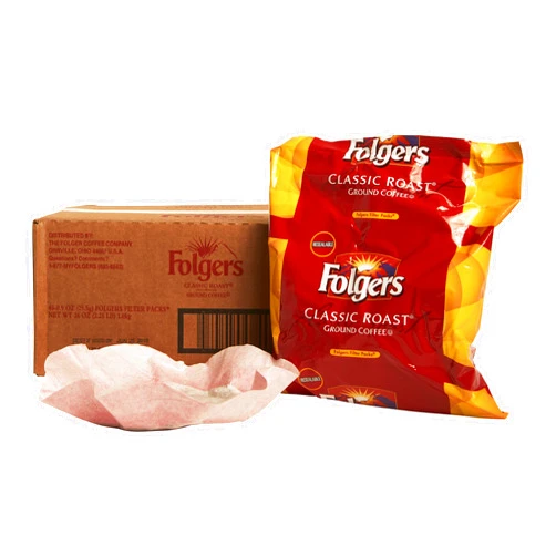 Folgers Classic Roast Medium Roast Ground Coffee, 40- .9 Ounce Filter Packs