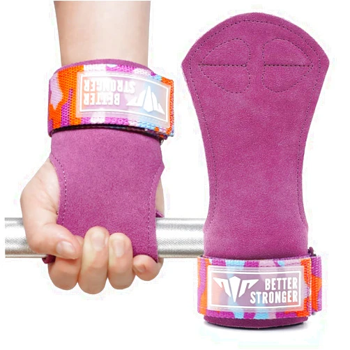 Kilitn Weight Lifting Gloves Grips Straps Heavy Duty Exercise Barbell Alternative to Power Hooks Deadlifts Adjustable Padded Wrist Wrap Support Bodybuilding Weightlifting Powerlifting for Women