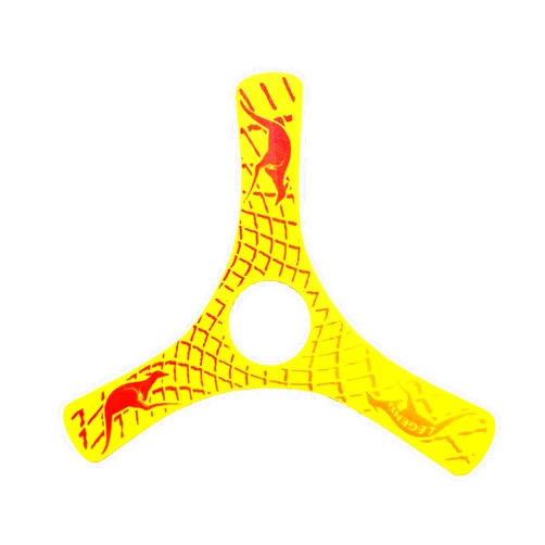 Colorado Boomerangs Yellow Spin Racer Boomerang - Fantastic Boomerangs for Children