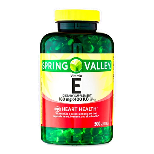 Generic Spring Valley Vitamin E Dietary Supplement, 180 mg, 500 Count (Pack 1)