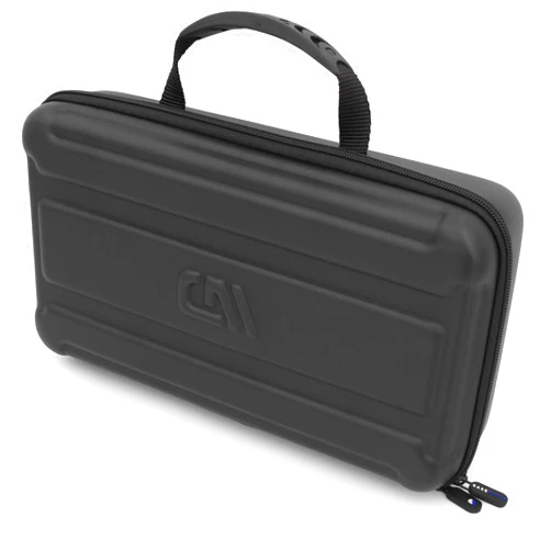 CASEMATIX Barber Bag and Clipper Case Fits Hair Clippers & Accessories For Men and Women - Barber Case For Clippers and Supplies Fits up To Three Corded Clippers, Clipper Guard Holder and More