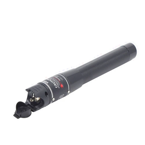 YOOZENA 60MW Visual Fault Locator, Handheld VFL Wire Tester with 2.5mm Universal Interface, Non Contact Redlight Fiber Optic Cable Meter for Tele Engineering Maintenance