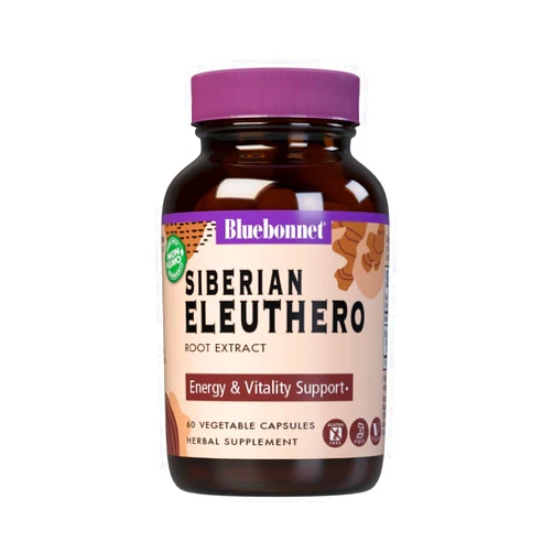 BlueBonnet Eleuthero Root (replaces Siberian Ginseng 500mg) - 60 - VegCap