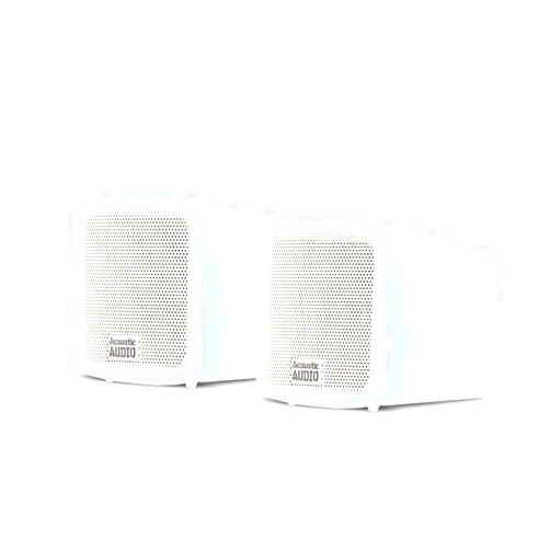 Acoustic Audio by Goldwood Acoustic Audio AA321W Mountable Indoor Speakers 400 Watts White Bookshelf Pair