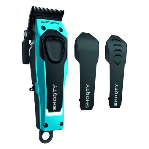 GAMMA+ Shorty Professional Cordless Hair Clipper for Men, Brushless Motor, Adjustable Zero Gap, 120-Min Run Time, USB-C, Ergonomic, Low Noise
