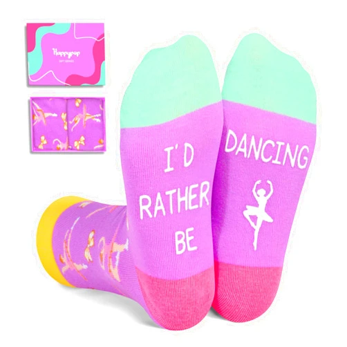 HAPPYPOP Crazy Socks for Kids - Dance Recital Gifts for Girls, Karate Skiing Gifts for Brother