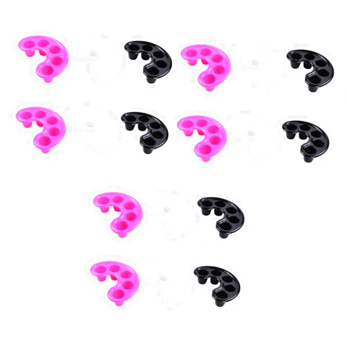 FOMIYES 18 Pcs Hand Freeze Eye Massager Bridesmaid Scrunchies Polish Remover Caps Tip Scissor Bumper Nail Soaker Bowls Nail Art Removal Bowl Nail Remover Bowl Nail Soaking Bowl Manicure