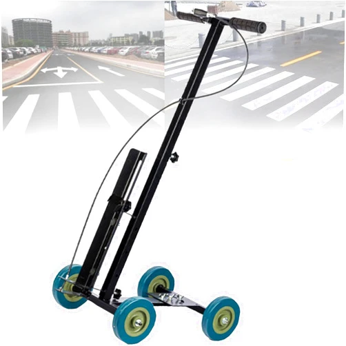 CCChosmo Athletics Road Marking Machine - Adjustable Lane Marking Applicator for Basketball Court, Garage, and Athletic Fields - Width Can Be Adjusted - Straight, Arc, and Round Lines