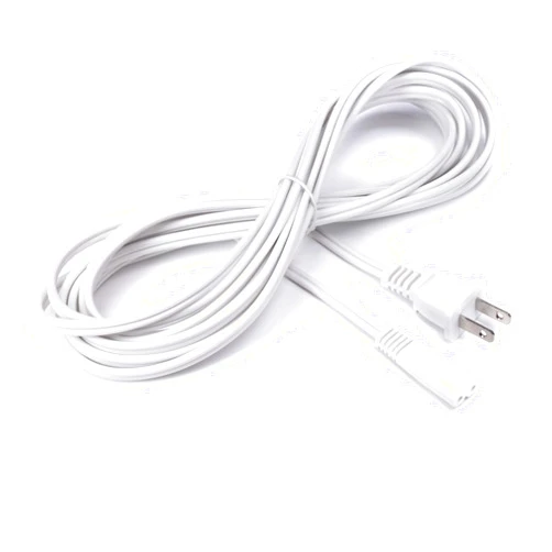 THE CIMPLE CO White Figure-8 Power Cord 4 FT - Non-Polarized Cord for Satellite, CATV, Game Systems - NEMA 1-15P to C7 C8 / IEC 320 - UL Listed 2-Prong Power Cable 4 Feet (1.2 Meters), White