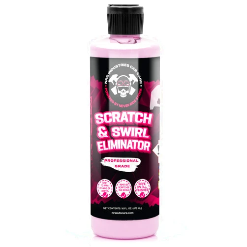 NRS Industries Scratch & Swirl Remover for Cars – All-in-One Paint Restorer with Polishing Compound – Removes Light Scratches, Oxidation & Haze – Safe on All Paint Colors & Finishes – 16oz