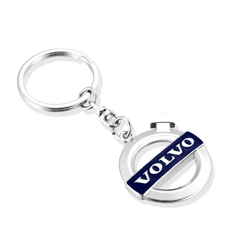 ARKOSKNIGHT Creative Car Logo Keychain for Car 3D Chrome Metal Alloy Key Chain Gifts for Women and Men Keyring Universal Size