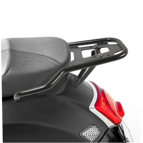 Lorababer Motorcycle Rear Seat Luggage Rack Steel Cargo Carrier Holder Plate Bracket Compatible with P.iaggio Vespa GTS300 GTS 300 Rear Rack Extender Support Shelf
