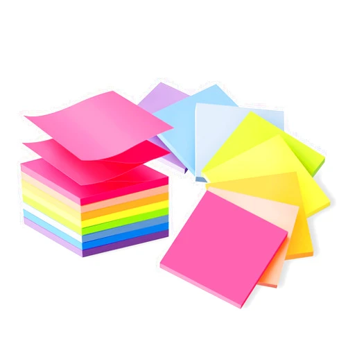 Kozerite (16 Pack) Pop Up Sticky Notes 3x3 in Post Accordion Stickies Super Sticking Power Memo Pads Bright Colors
