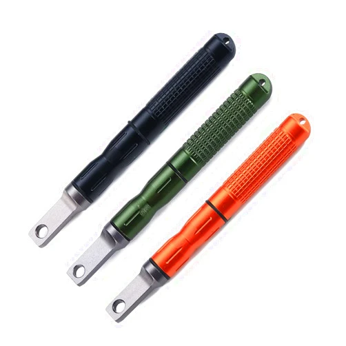 DOSMAMZ Compact Fire Starter, with Scraper Striker, DOSMAMZ 3PCS Replaceable Threaded Ferro Rods Flint Fire Steel Magnesium Rod, Cool & Unique Gift for Men Dad Boy