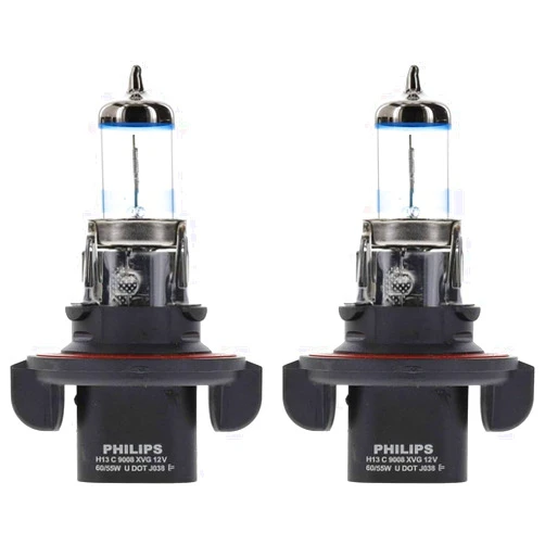 Philips Automotive Lighting 9008 NightGuide Platinum Upgrade Automotive Replacement Headlight Bulb with up to 130% More Vision, Fits Select High Beam, Low Beam, and Fog Positions (Pack of 2)