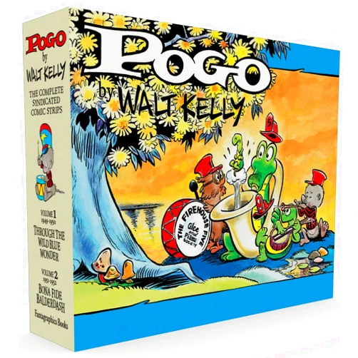 Walt Kelly,Carolyn Kelly POGO Vols. 1 & 2 Gift Set (POGO COMP SYNDICATED STRIPS HC BOX SET)