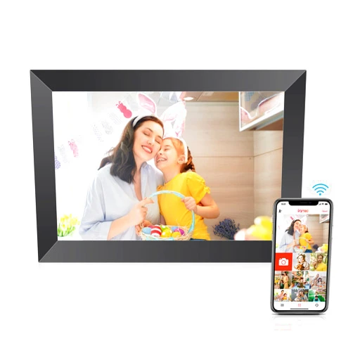Youyu Frameo 10.1 Inch WiFi Digital Picture Frame, Quick-Easy Setup Digital Picture Frames 32GB Memory, Photo Frame Electronic HD IPS Touch Screen, Share Photos and Videos via Frameo App from Anywhere