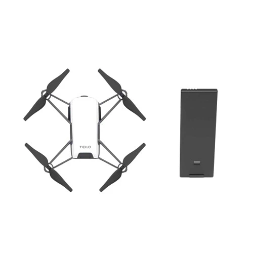 DJI Tello Quadcopter Drone with HD Camera and VR,Powered by DJI Technology and Intel Processor,Coding Education,DIY Accessories,Throw and Fly (with Extra Battery)