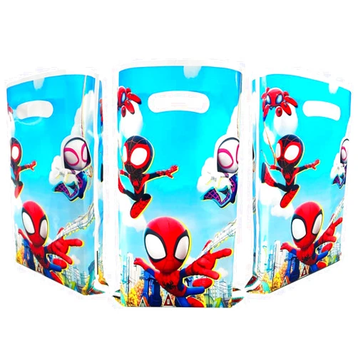 Loseda 30pcs Spiderman Birthday Party Gift Bags Candy Bags Goody Bags Spiderman Birthday Party Supplies Decorations (2)
