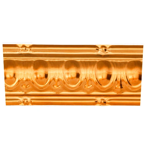 Great Lakes Tin Huron Copper Crown Molding - 6 inch Sample - Perfect for DIY and Home Renovation Projects - Easy to Install