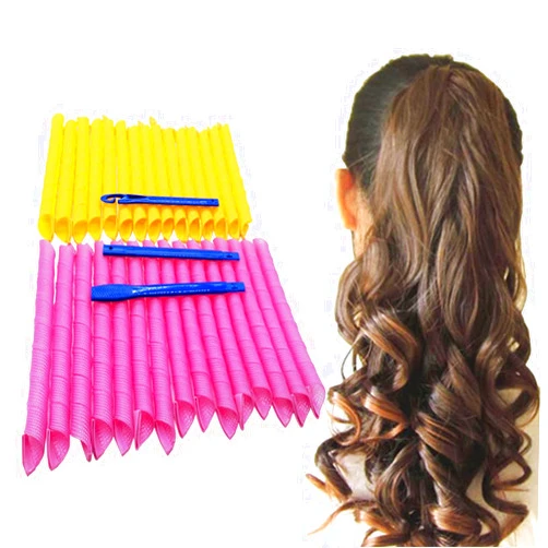 Orgrimmar 30PCS Magic Hair Curlers Curls Styling Kit, DIY No Heat for Extra Long (55 cm/ 21.65 inch)