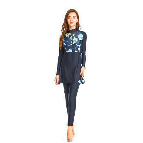 TianMaiGeLun Muslim Swimsuits for Women 3 Pcs Long Sleeve Modest Swimwear Islamic Arabic Swimming Suit Burkinis Costume Hijab