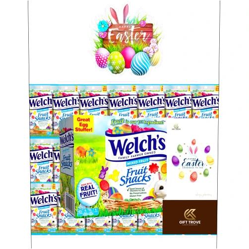 GT GIFT TROVE ALWAYS GLAMOROUS Welchs Fruit Snacks (30 Pouches, Easter)