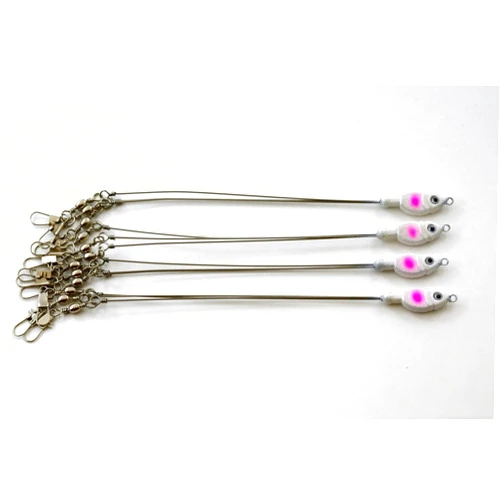Akuna Pack of 4 Triple Threat Umbrella Rig 3 Armed Lure, Various Weight